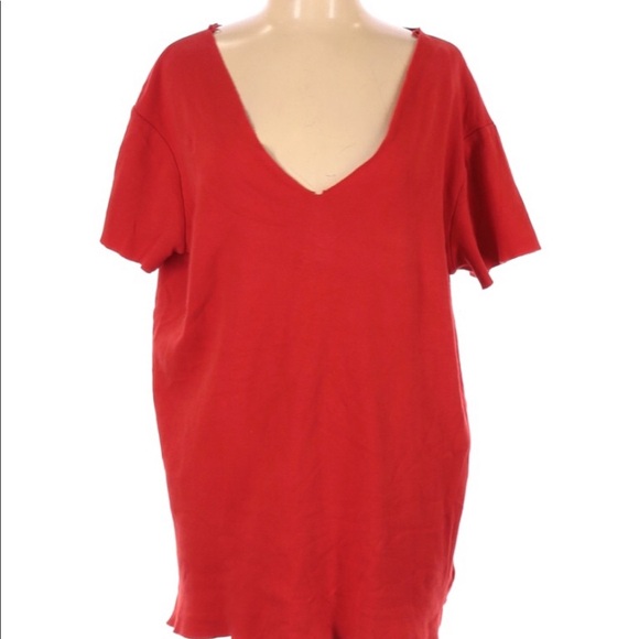 Zara size large orange T-shirt - Picture 1 of 4
